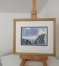 High above the mountains - original watercolour painting  - Image 2
