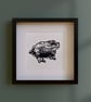 Common Toad - Linocut Print - Image 2