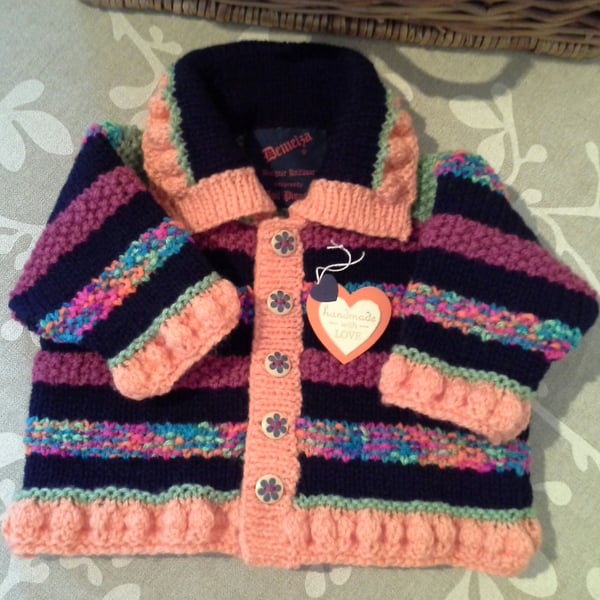 Navy Blue  Baby Girl's Jacket  6 - 12 months size