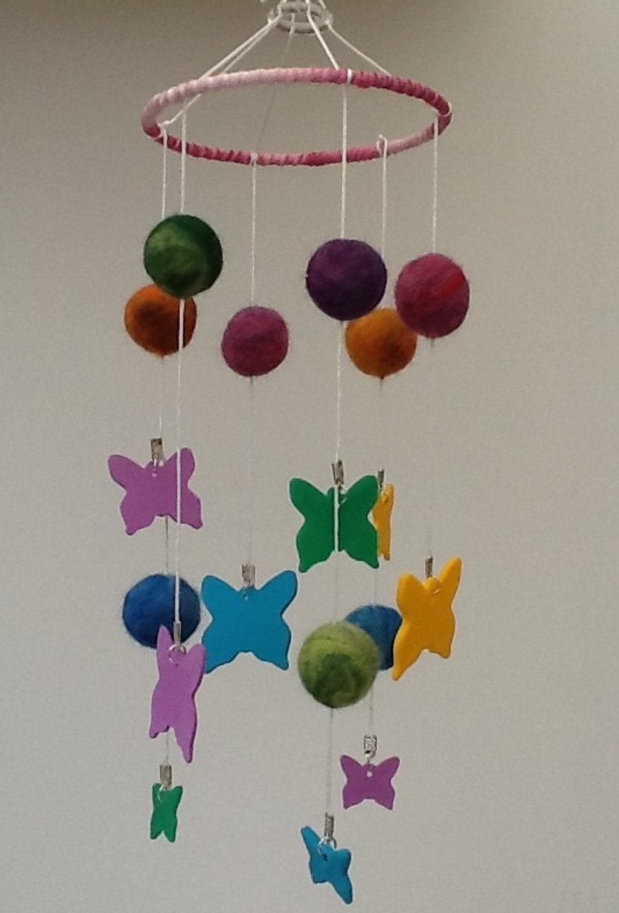 Decorative Hanging Mobile - "Butterflies"