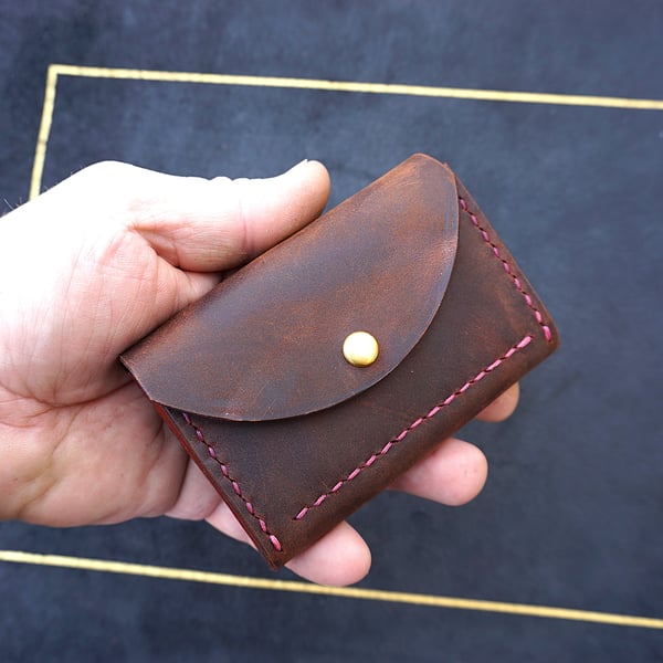 Unique Wallet Card Holder With Coin Wallet Bank Note Wallet Handmade 