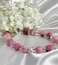 Pink Persian Agate Bracelet