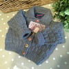 Baby Boy's Mink Gray Cardigan  3-9 months size