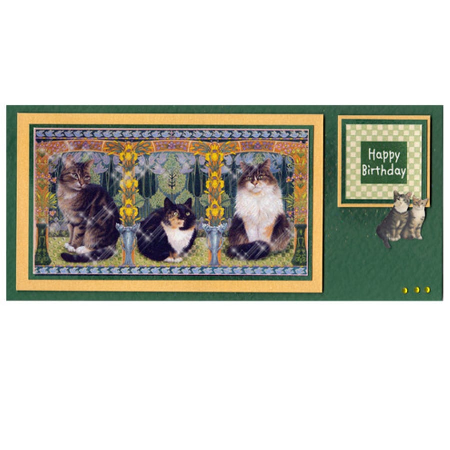 Cats and Irises (HB166)