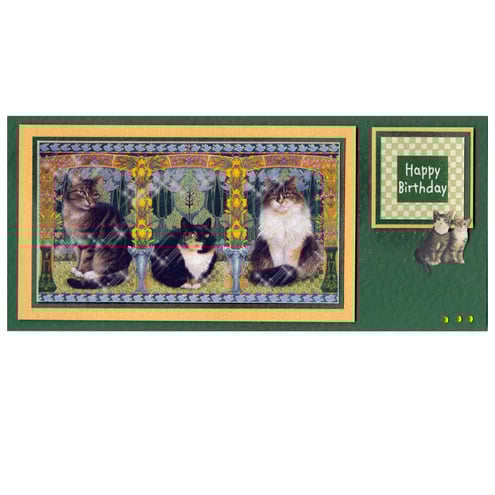 Cats and Irises (HB166)