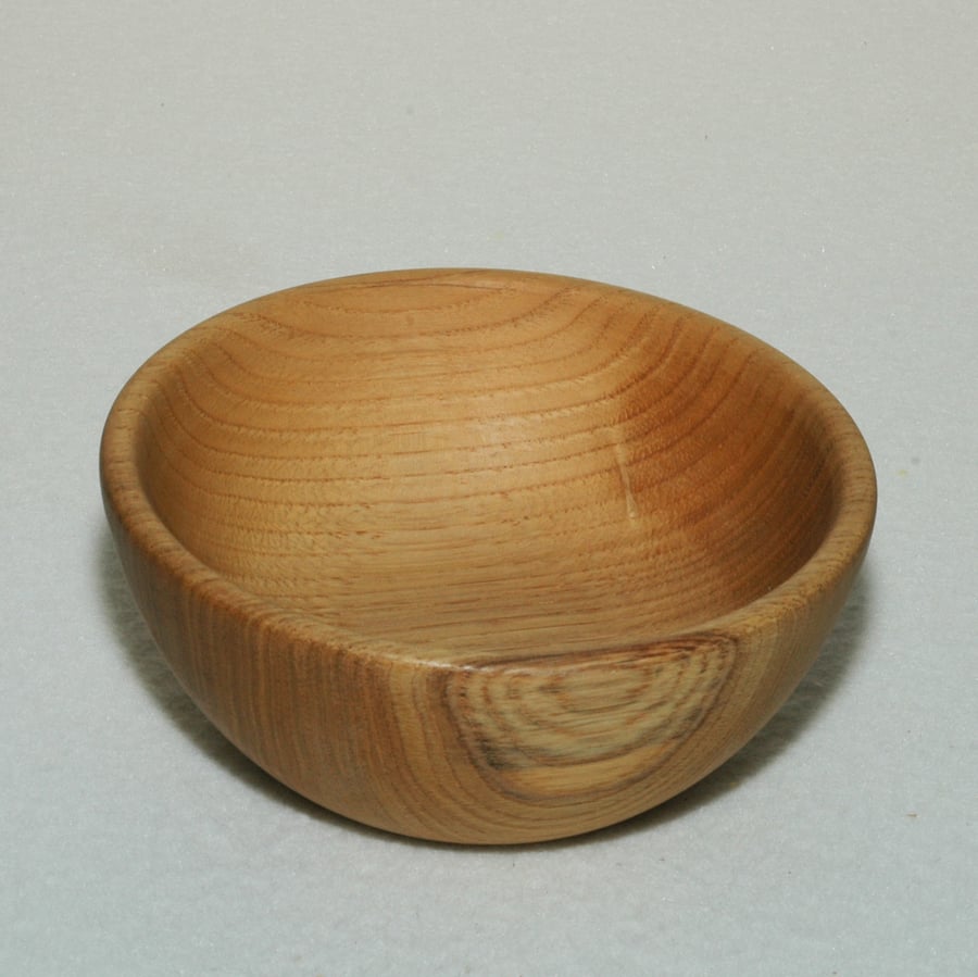 Turned wooden bowl
