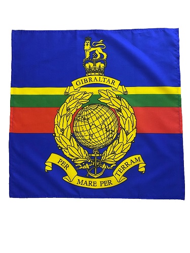 23" x 23" (59 x 59 cm) Royal Marines British Navy Naval Flag Bandana Head Scarf