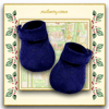 Plain Navy Mary Jane Shoes