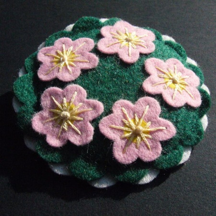 Apple Blossom Brooch