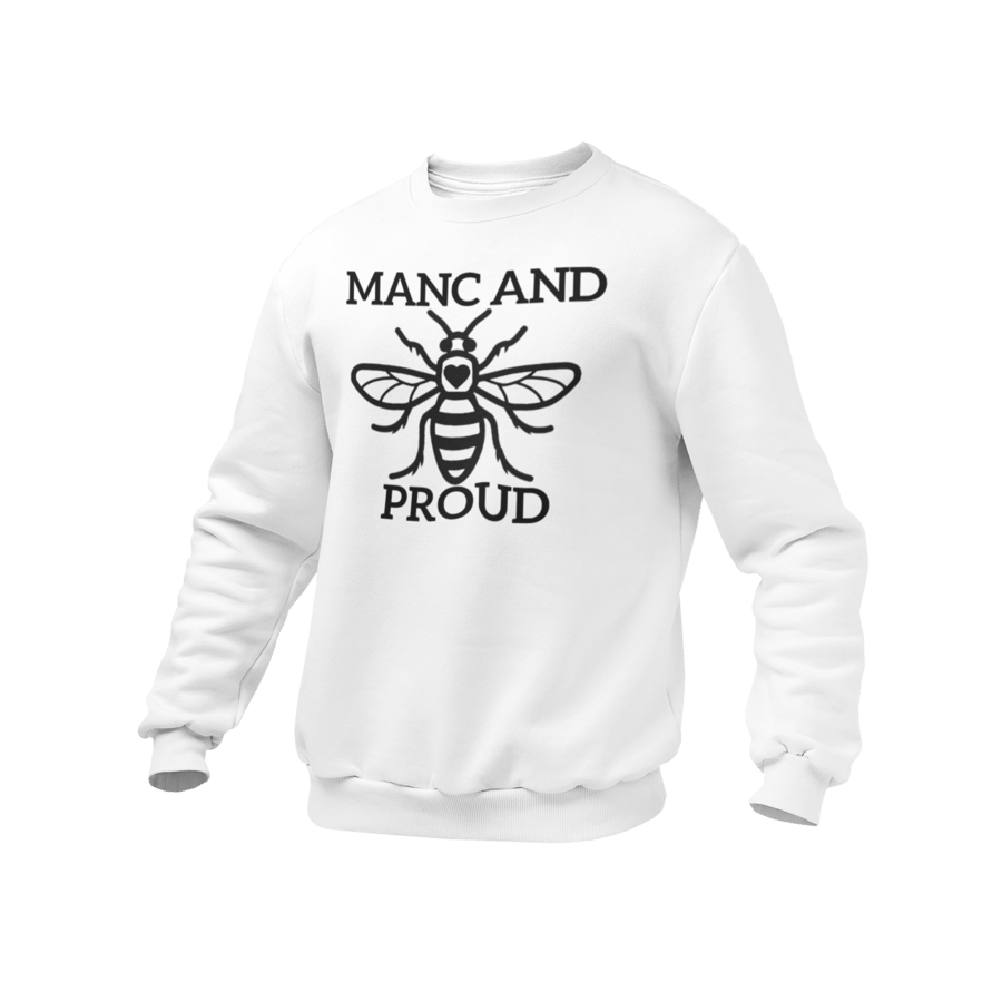 Manchester Bee  JUMPER- -Manc And Proud