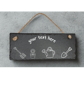 Personalised hanging Slate Sign - Image 3