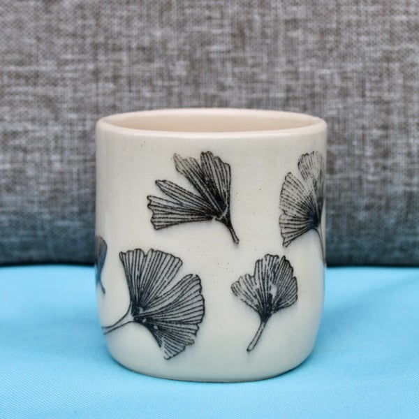 Ceramic tumbler with floral print - NUMBER 2