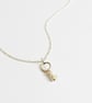 Key necklace, silver necklace, celebration necklace - Image 1