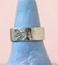 Silver Ring - Textured - Reticulated - Sterling Silver Band Ring - Made To Order - Image 4