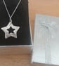 Silver star pendant made from silver clay - Image 5