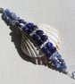 Blue Lapis Lazuli Hearts & Blue Aventurine Gemstone Beaded Bracelet  - Image 3