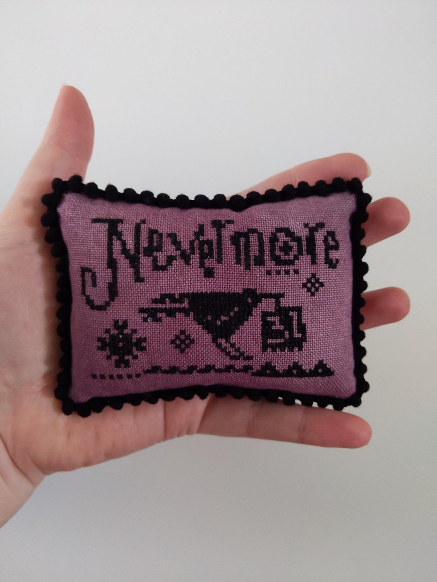 Nevermore, Poe inspired decorative pillow