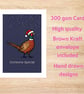 Someone Special Christmas Card - Pheasant Christmas Card - Hand Drawn A6 card - Image 5