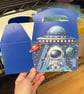 6 Personalised Space party boxes, party bags  - Image 3