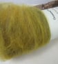 50g Weld Yellow Naturally Dyed Shetland Wool Batt - Image 2
