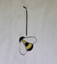 Stained Glass Yellow & Black Medium Bumble Bee Suncatcher - Image 5