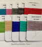 Metallic Sparkling Fine Embroidery Thread Packs - Three Options - Image 4