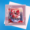 Large Christmas Card, Parents, Wife, Husband, Daughter, Sister