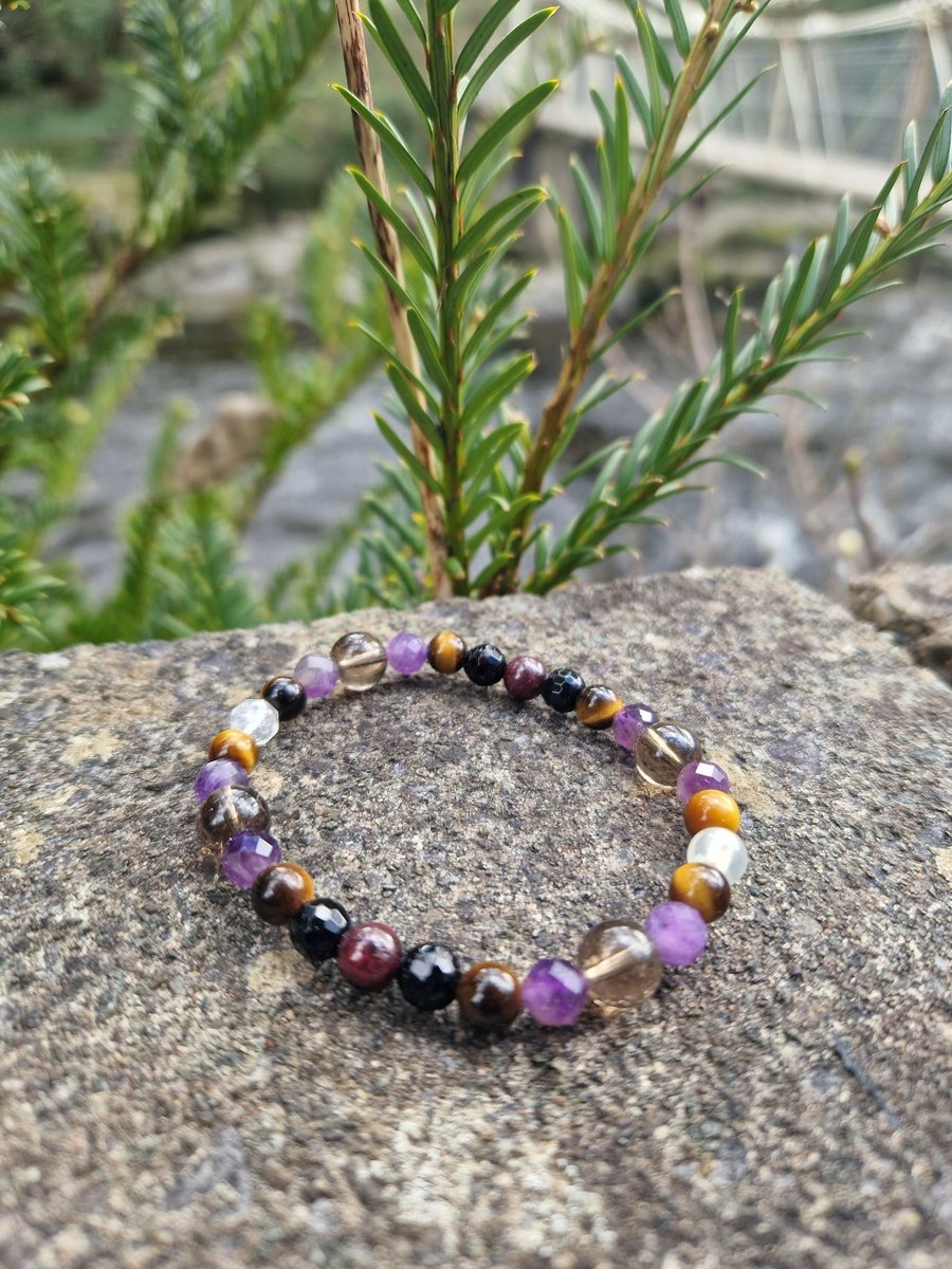 Capricorn Zodiac Star Sign Gemstone Bracelet 