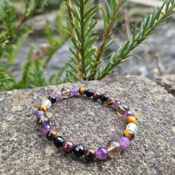 Capricorn Zodiac Star Sign Gemstone Bracelet 