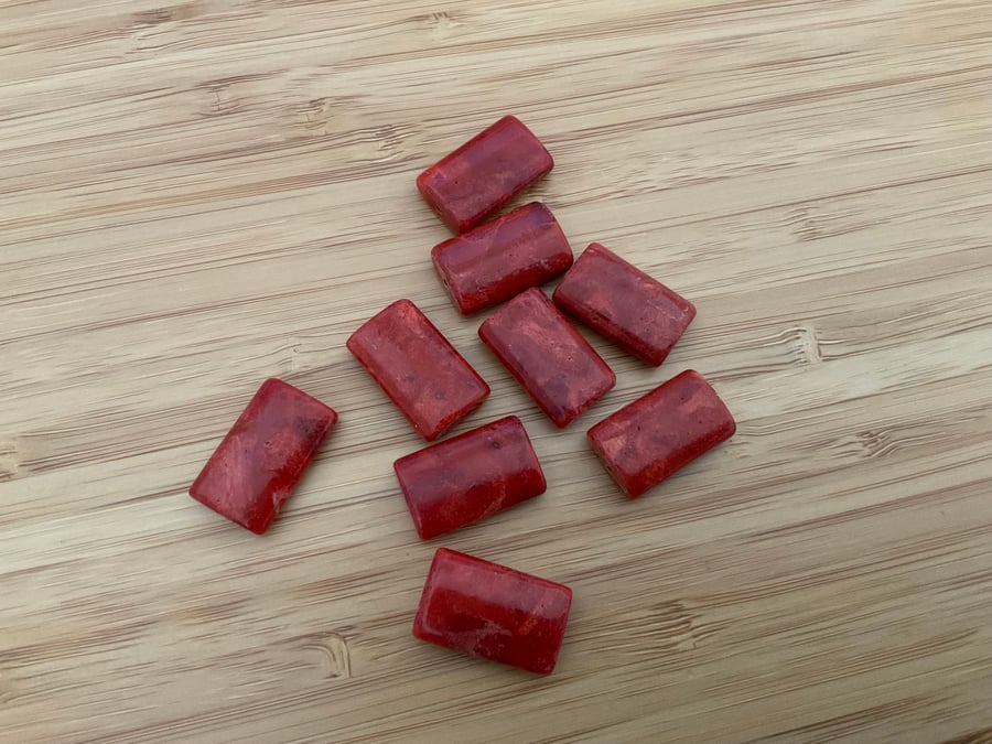13 x 21mm Coral Gemstone Beads, Jewellery Making, Coral Semi Precious Stones