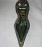 CERAMIC GODDESS WALL HANGING GREEN RAKU  - Image 4
