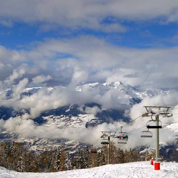 Les Arcs Arc 1800 Paradiski French Alps France Photograph Print