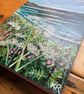 Original Acrylic Seascape on A5 Cradled Wooden Board - Image 3