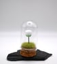 small white glass rose - Image 3