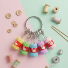 Yarn Ball Stitch Marker Charms 