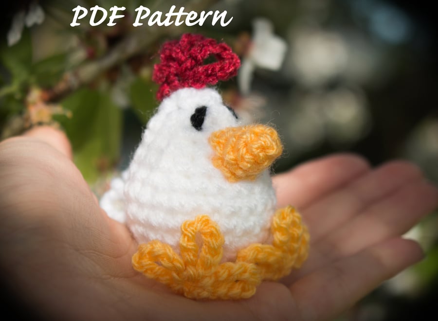 Mini Chicken Crochet Pattern