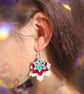 Microcrochet Christmas Earrings - Image 2