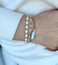 Silver Moon Pearl Bracelet - Image 4