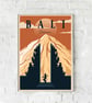 Bali retro travel poster, Bali wall print, Indonesia travel poster - Image 4