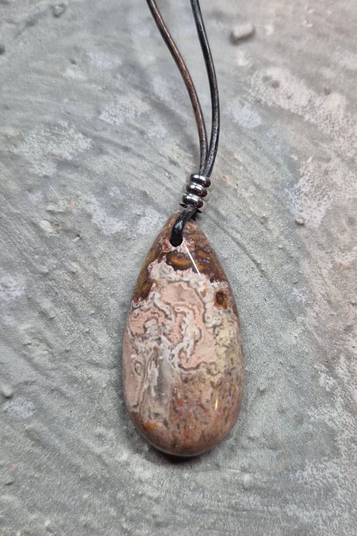 Teardrop Jasper Pendant