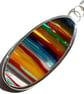 Surfite Necklace Fine & Sterling Silver Jewellery Gift Oval Pendant Handmade - Image 2