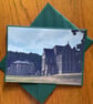 Handmade original photo card of Brinkburn House and Priory, Northumberland  - Image 2