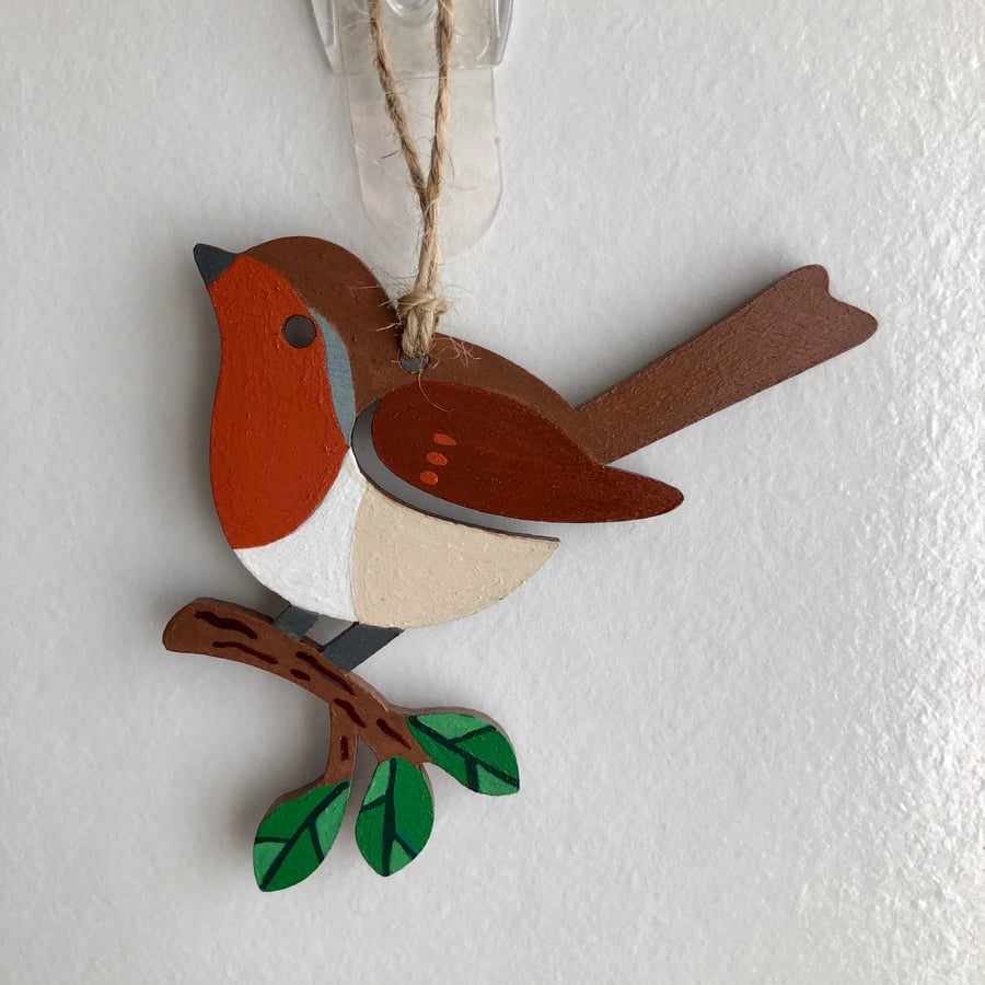 Hanging Robin Decoration