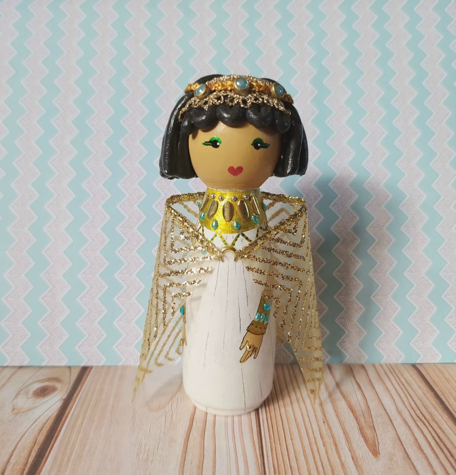 Cleopatra peg doll