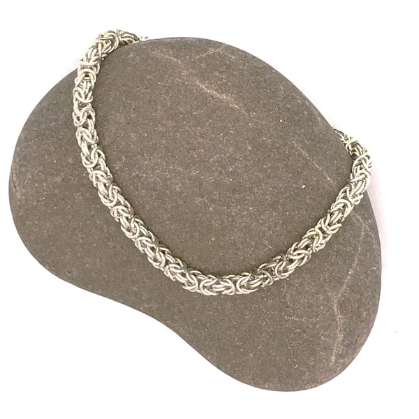 Silver Byzantine Bracelet