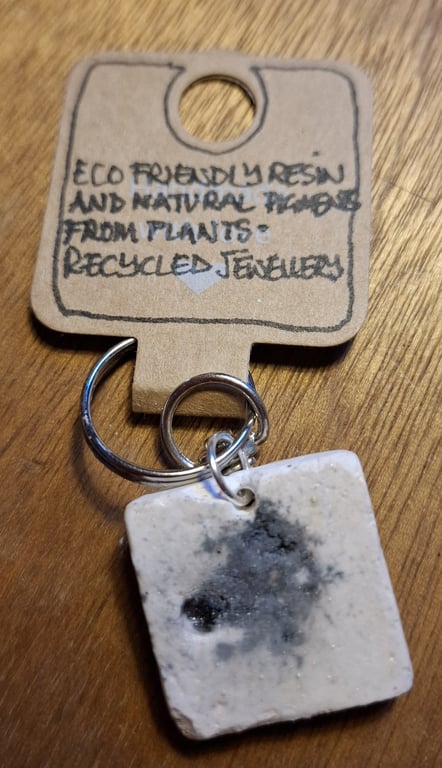 Handmade Eco Friendly Resin Keyring