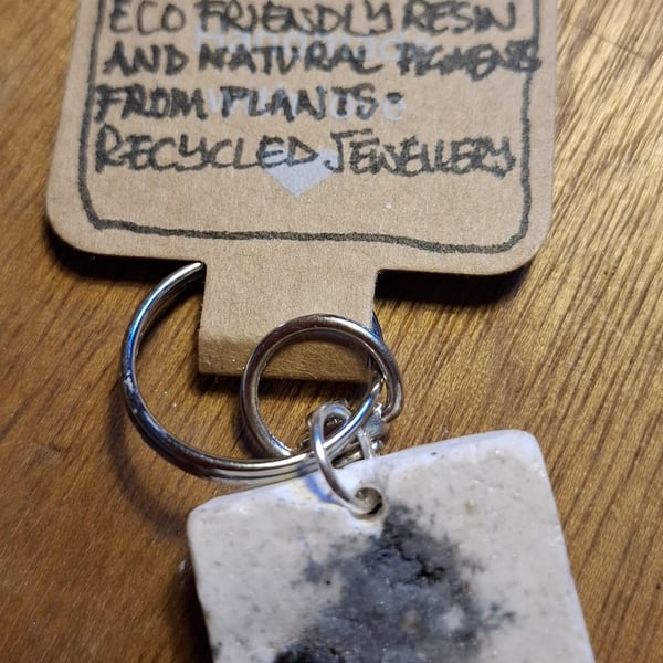 Handmade Eco Friendly Resin Keyring