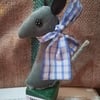 Christmas mouse, textile mouse, Christmas gift, home decor