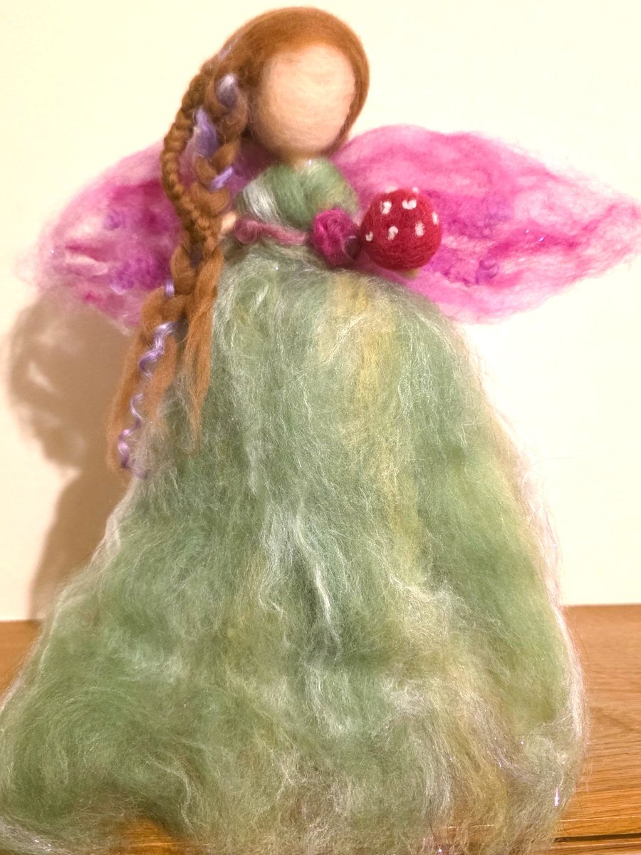 Felted Fairy - Mossy Fairywings