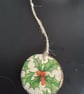Mini woodslice christmas decoration  - Image 1